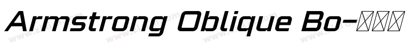 Armstrong Oblique Bo字体转换